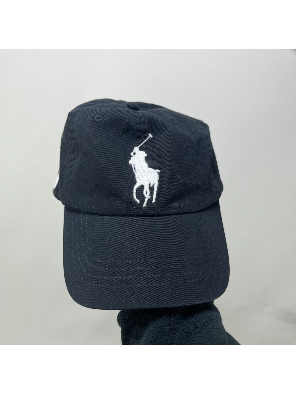Polo Ralph Lauren Big Pony Dad Hat Cap Leather Strapback